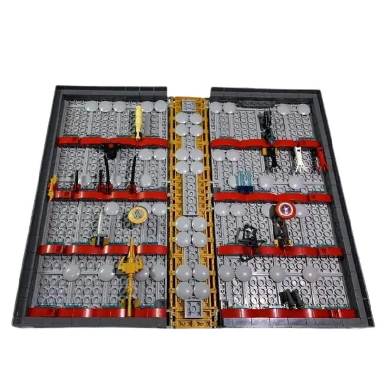 AIPIN 3901 Marvel vs DC Superhero Chess Book 1507Pcs Building Blocks Kids Toy AIPIN 3901 Marvel vs DC Superhero Chess Book