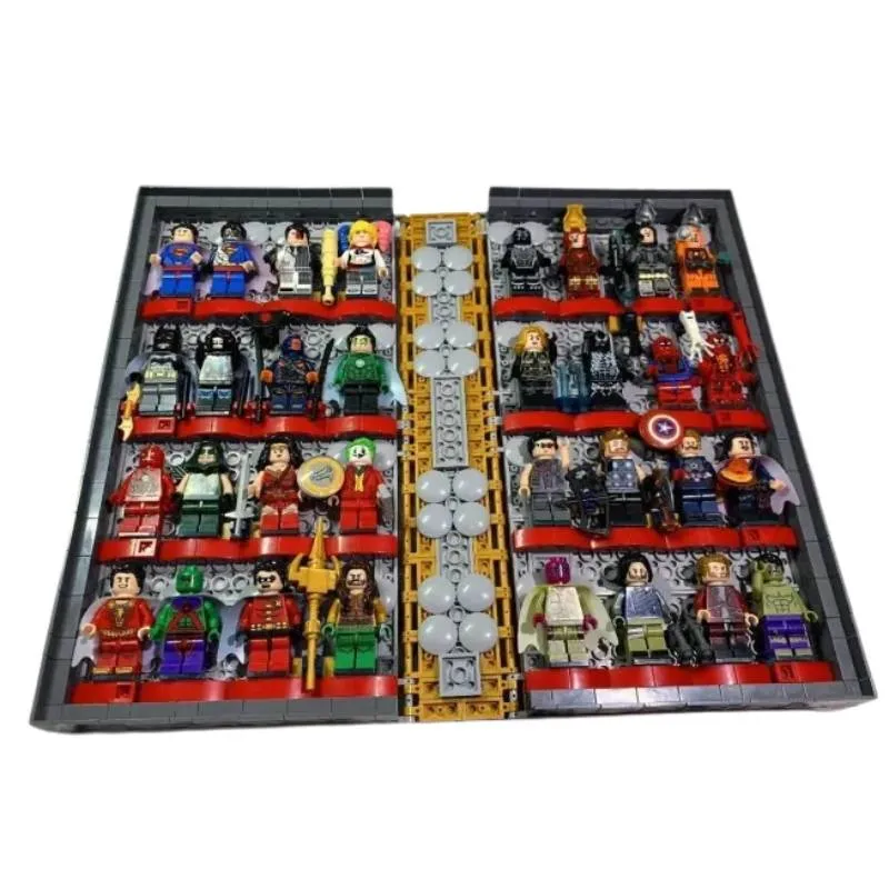 AIPIN 3901 Marvel vs DC Superhero Chess Book 1507Pcs Building Blocks Kids Toy AIPIN 3901 Marvel vs DC Superhero Chess Book