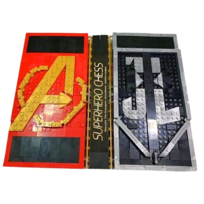 AIPIN 3901 Marvel vs DC Superhero Chess Book 1507Pcs Building Blocks Kids Toy AIPIN 3901 Marvel vs DC Superhero Chess Book