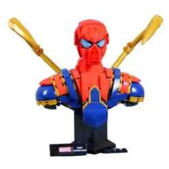 Iron Spider Man Bust 76326 Marvel 379Pcs Building Blocks Bricks Kids Toy Iron Spider-Man Bust 76326 Marvel