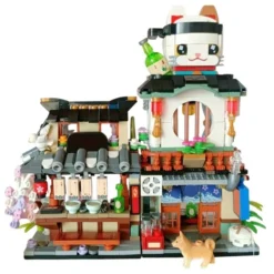 JIESTAR 21803 Mini Bricks Street View Serial Izakaya