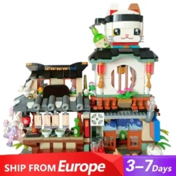 JIESTAR 21803 Mini Bricks Street View Serial Izakaya