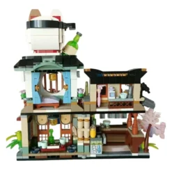 JIESTAR 21803 Mini Bricks Street View Serial Izakaya 789Pcs Building Blocks Kids Toy JIESTAR 21803 Mini Bricks Street View Serial Izakaya