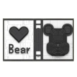 The Bear Collector 6301 Brick Book Model 2622Pcs Building Blocks Kids Toy The Bear Collector MOC 6301 Brick Book Model