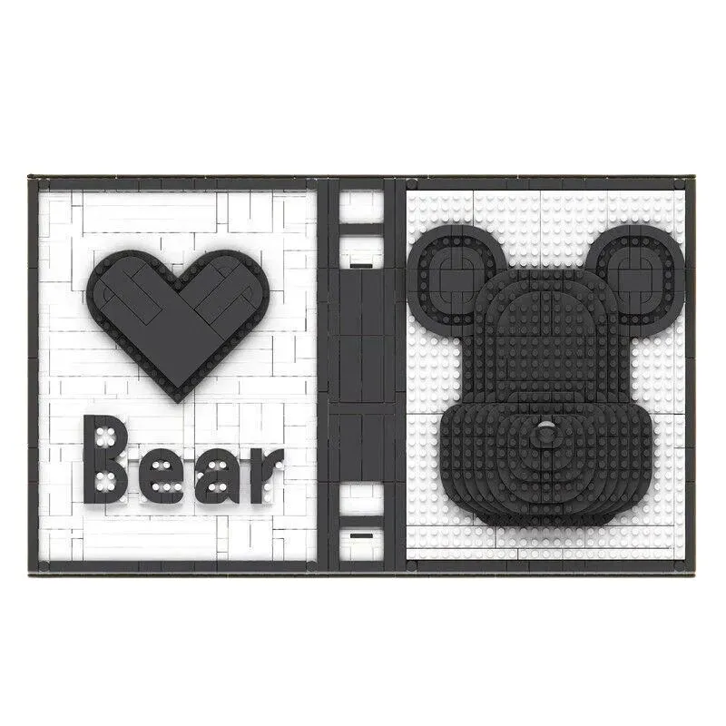 The Bear Collector 6301 Brick Book Model 2622Pcs Building Blocks Kids Toy The Bear Collector MOC 6301 Brick Book Model