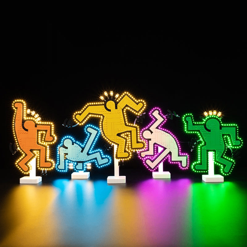 LED Light Kit for Keith Haring - Dancing Figures 31216 LED Light Kit for Keith Haring - Dancing Figures 31216 - Image 2