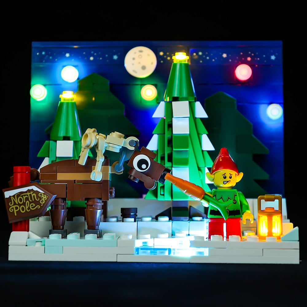 LED Light Kit for 40484 Christmas Gift Set LED Light Kit for 40484 Christmas Gift Set