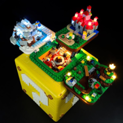 LED Light Kit for Super Mario 64 Question Mark Block 71395 Classic Version - Image 2