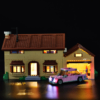 LED Light Kit for The Simpsons House 71006 Compatible With 16005
