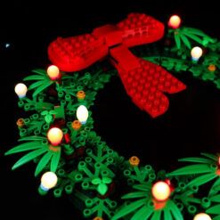 LED Light Kit for 40426 Christmas Wreath 2-in-1 Classic Version - Image 2