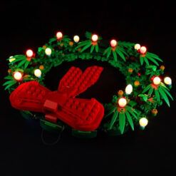 LED Light Kit for 40426 Christmas Wreath 2-in-1 Classic Version - Image 4