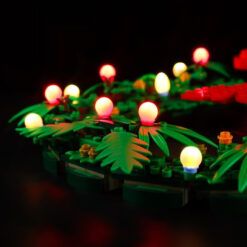 LED Light Kit for 40426 Christmas Wreath 2-in-1 Classic Version - Image 6